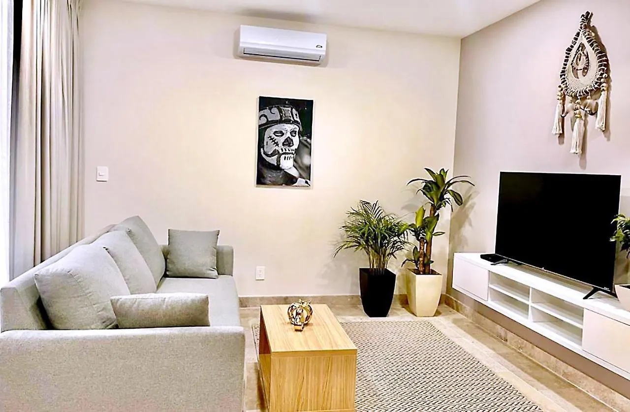 Apartmán Elegant 1Br Aldea Zama Tulum Mexiko